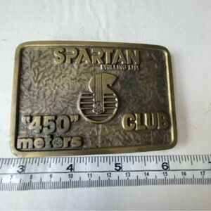 Vintage Spartan Drilling belt buckle.